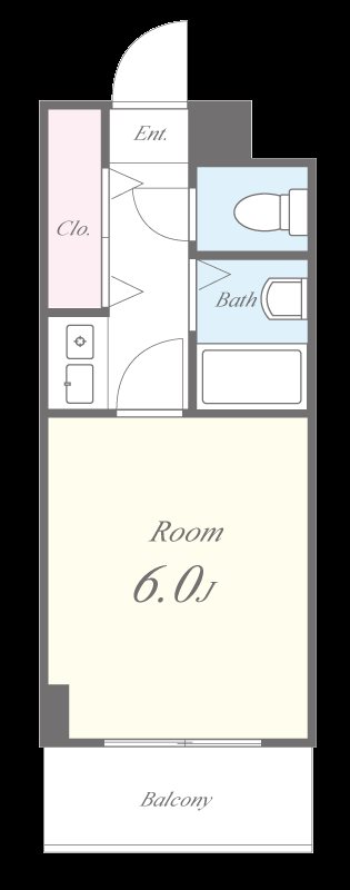 サンユタカマンション 間取り図