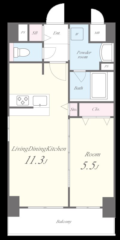 サンセール上本町 間取り図