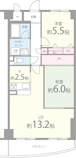 パン・プラージュ 間取り図