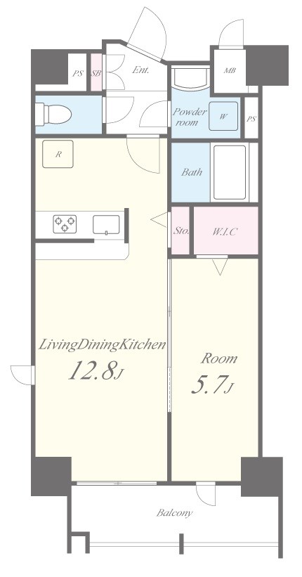 オ・ソレイユ 千葉 間取り図