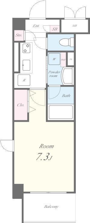 リヴァ－ジュ大森 間取り図