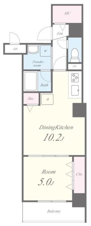 メゾン ラグジュア 間取り図
