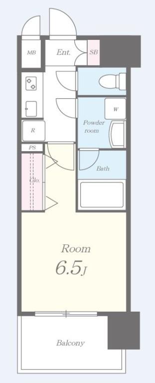 セイワパレス梅田茶屋町 間取り図