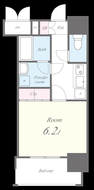 セイワパレス真田山公園南 間取り図