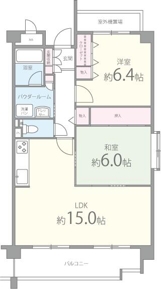 シャルマン ドミール 間取り図