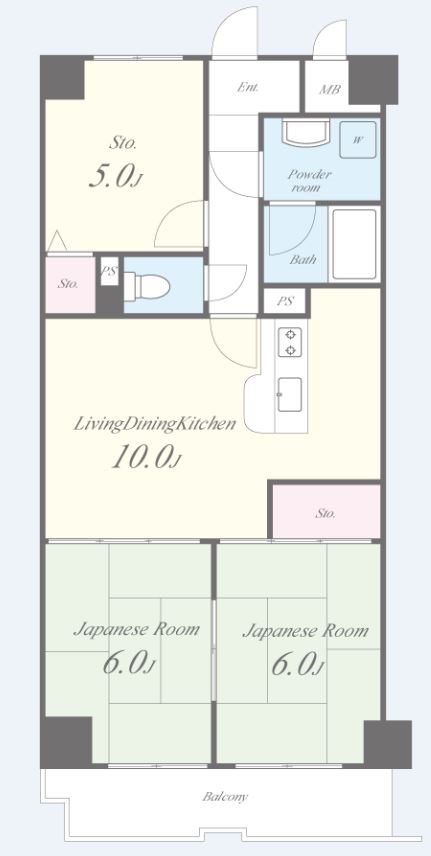 グランドゥール西岡 間取り図