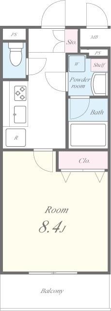 プローシュ 間取り図