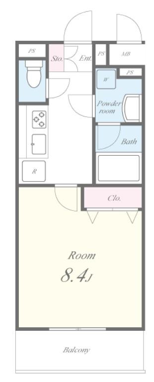 プローシュ 間取り図