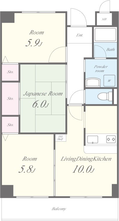 エクセレンシーアイ 間取り図