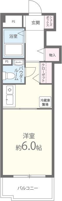 ホワイトプラザ 0210号室 間取り