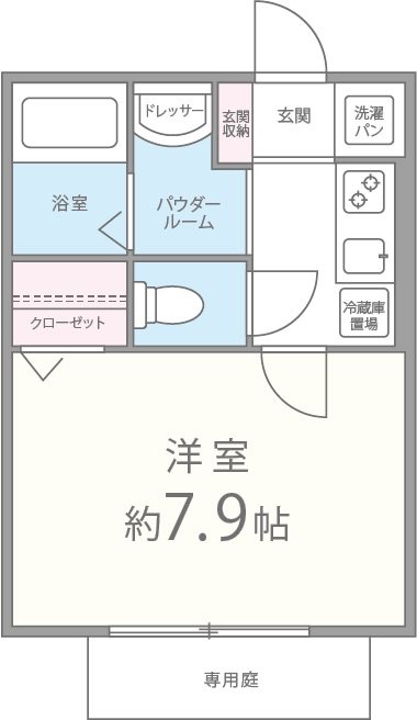 エスペランサ伊丹 106号室 間取り