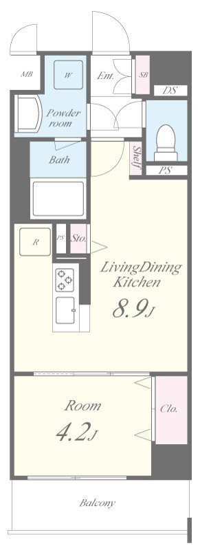 ベイビュー菊名 間取り図