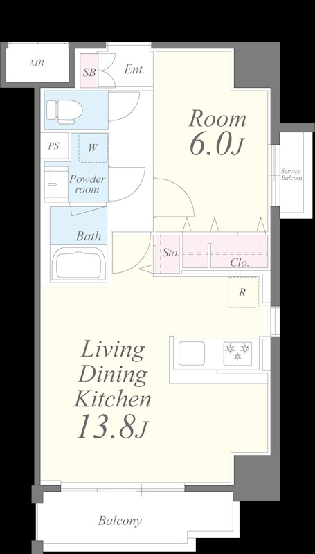 ｿﾚｱｰﾄﾞ湘南 間取り図