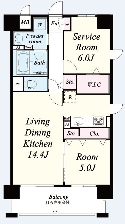 コンフォール京橋 205号室 間取り
