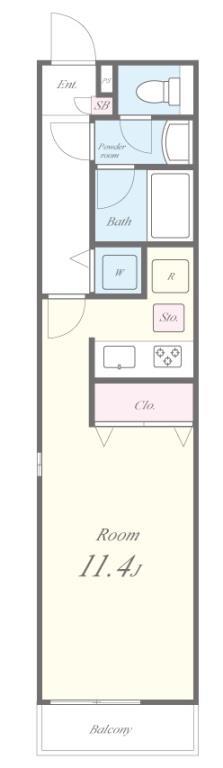 カーザ モンターニャ 間取り図