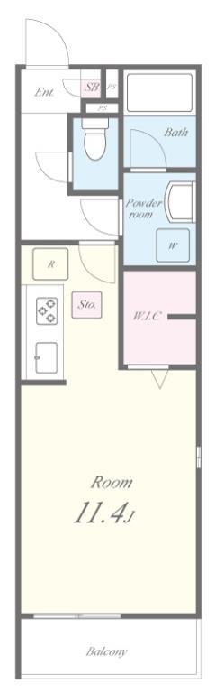 カーザ モンターニャ 間取り図