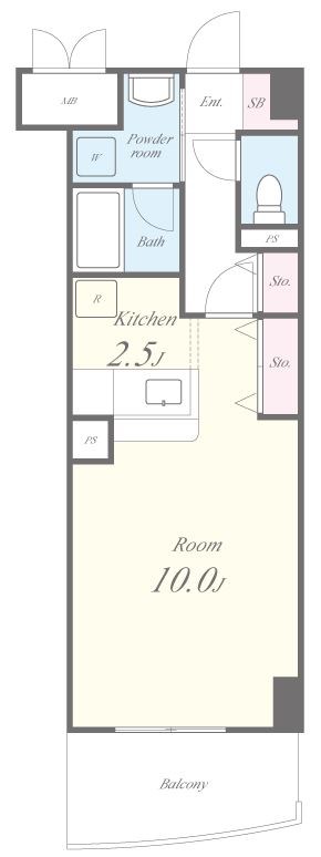 モン・ピエース 間取り図