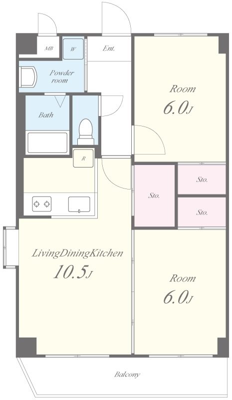 エスポワール(尼崎) 間取り図