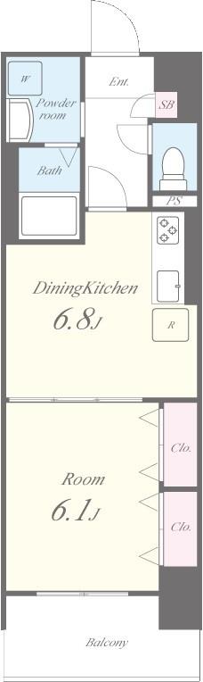 ライツ福助 間取り図