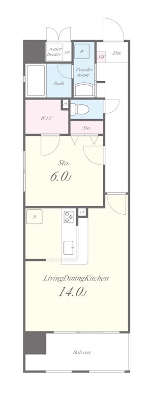 OCEAN松屋町(オーシャン松屋町) 間取り図