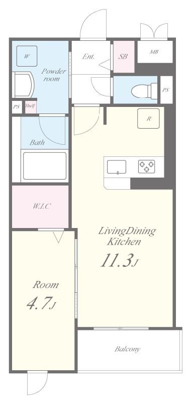ビオトープ味原町 間取り図