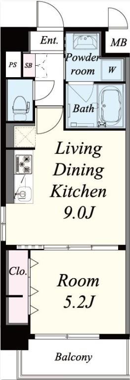 ハーヴェスト江坂 間取り図