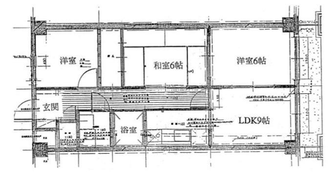 グランメールシマノ 203号室 間取り
