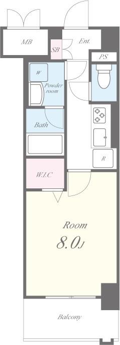 クリスタルガーデン ソレイユ 間取り図