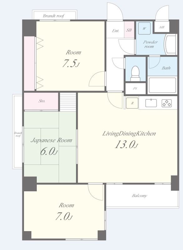 インペリアルアカシヤ 間取り図