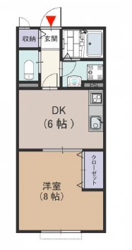 アルカディア楠根 間取り図