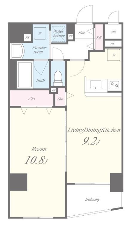 エリアM 間取り図