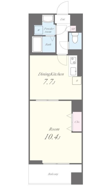 ラヴィン 間取り図