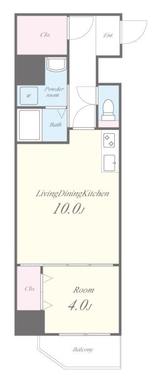 グランパシフィック帝塚山innovation 0805号室 間取り