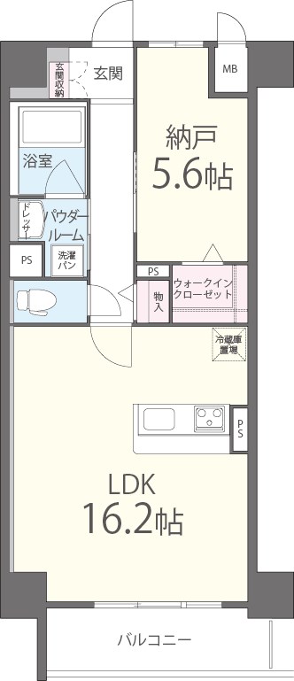 ハーツ天満橋 0705号室 間取り