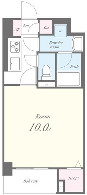 アビティ南大井Ⅰ 間取り図