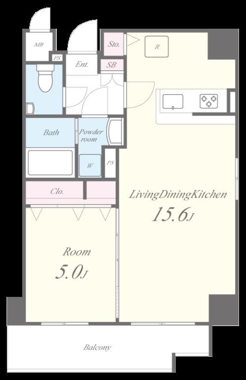 COMFORT RESIDENCE NIPPORI 間取り図