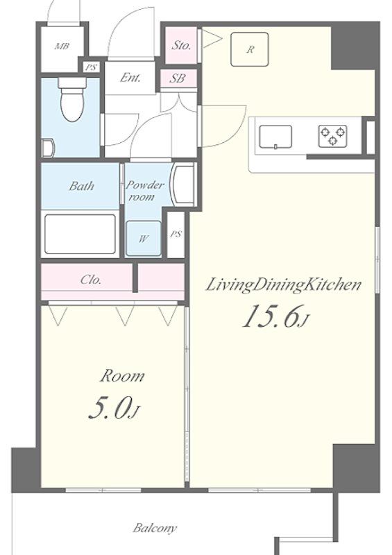 COMFORT RESIDENCE NIPPORI 間取り図