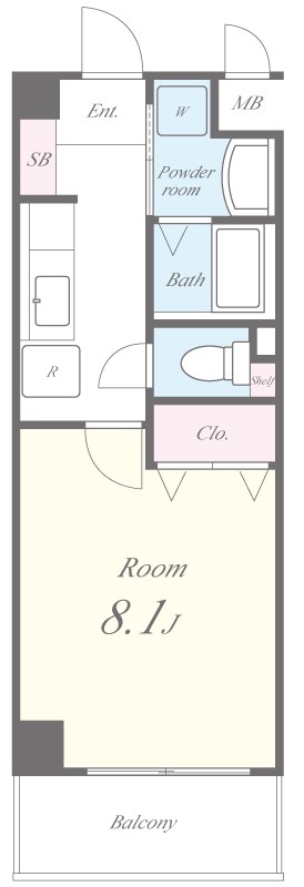 ジュネス喜連 間取り図