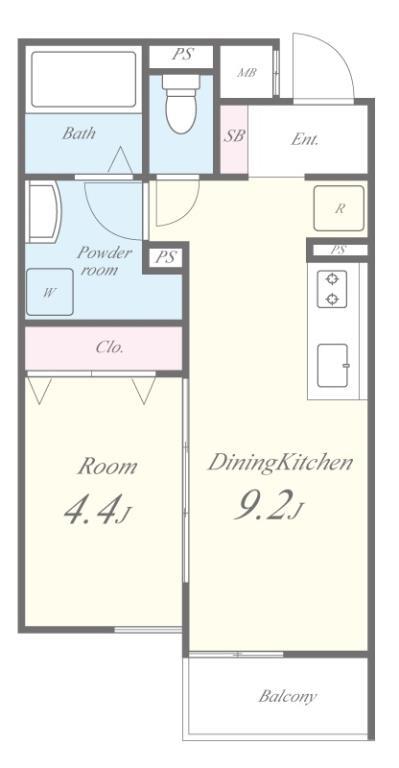 WindBell栄本町 間取り図