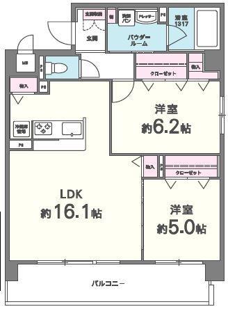 アヴァンタージュ (鶴見区) 306号室 間取り