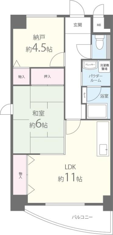 ハウス・オブ・ロゼ 405号室 間取り
