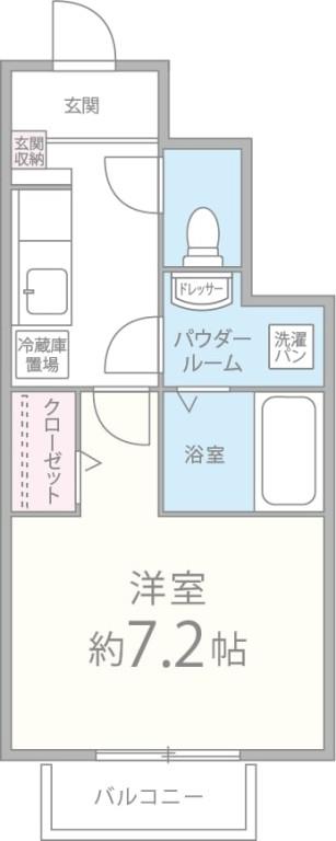 メゾン大島Ⅱ 間取り図