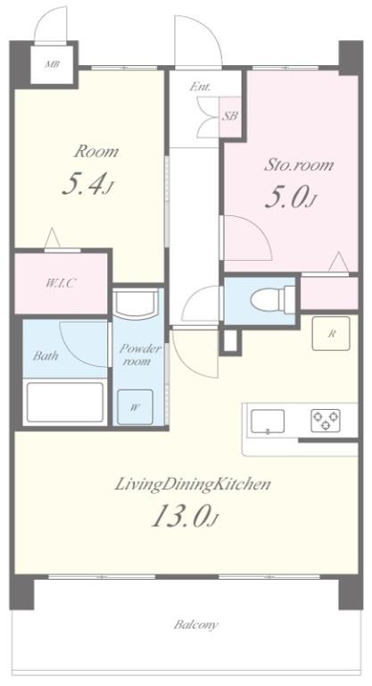 アクアプリータⅢ 間取り図