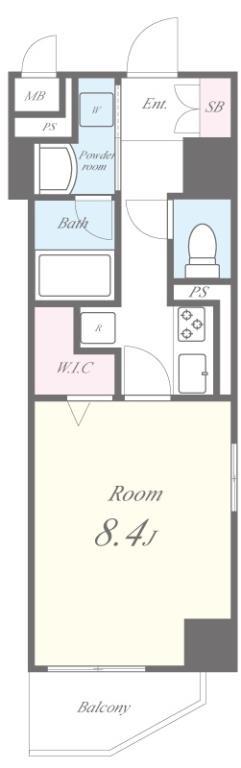 テ レジャンデール護国寺WEST 間取り図