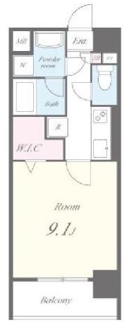 ロイヤルコート日本橋人形町 間取り図