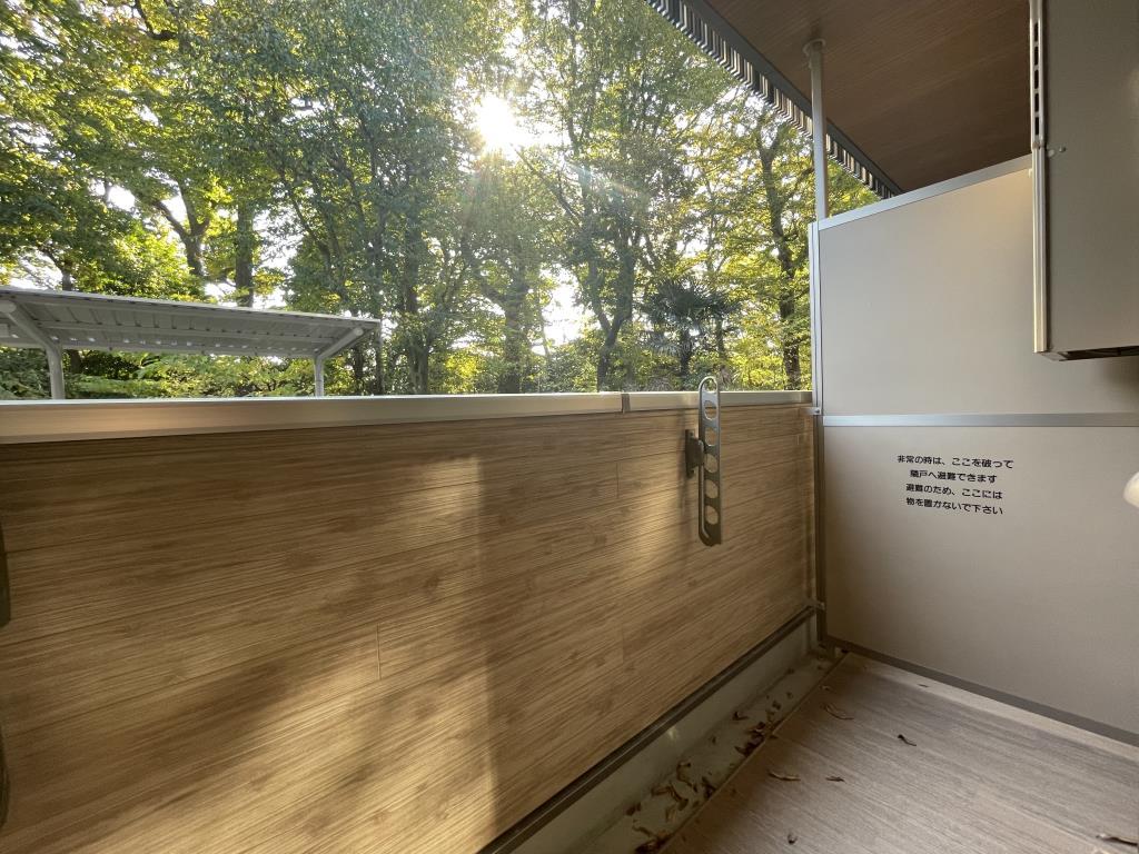 ヴァン・ヴェール鷹の台 ベランダ