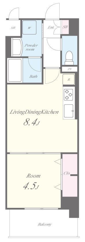 AMKレフィナード中宮 間取り図