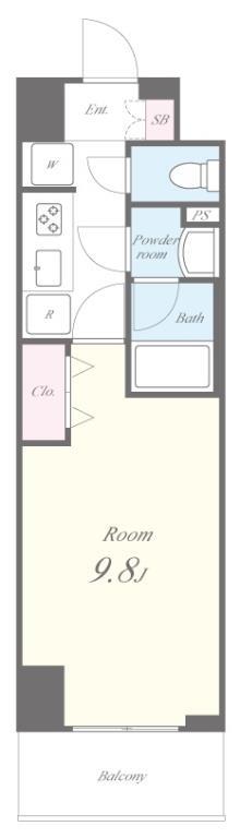 オンズマリーナ浅草 間取り図