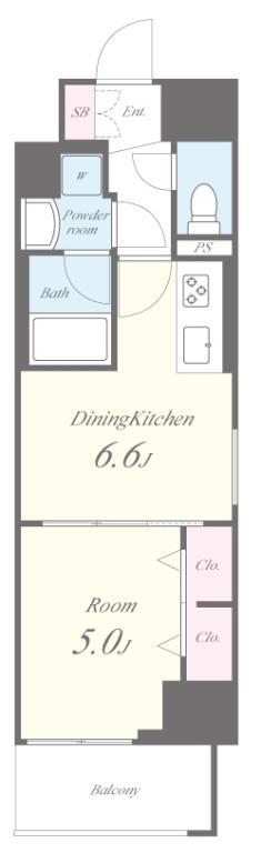 オンズマリーナ浅草 間取り図