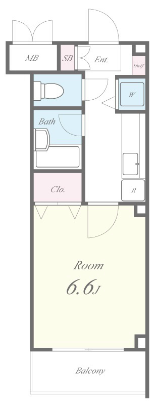 アパルトマン泰山 間取り図